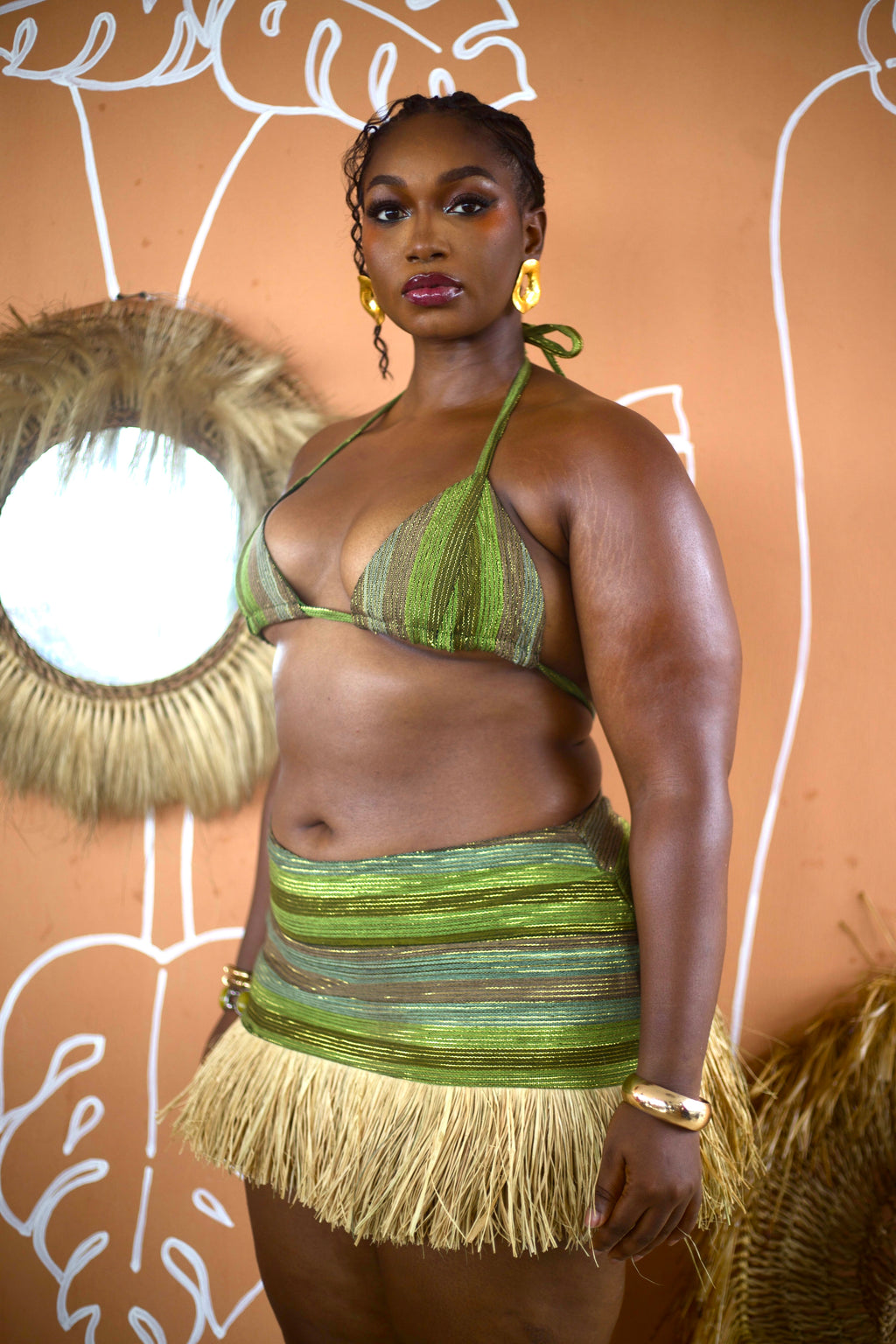 Ìtàn skirt - Green (pre-order)